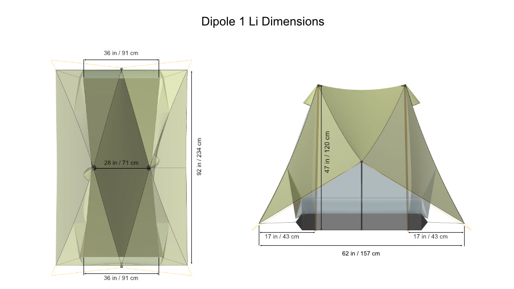 TarpTent Dipole 1 Li - HikerHaus