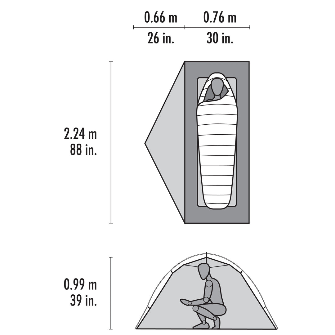 MSR Elixir 1 – 1-Personen-Trekkingzelt – Herstelleransicht 11