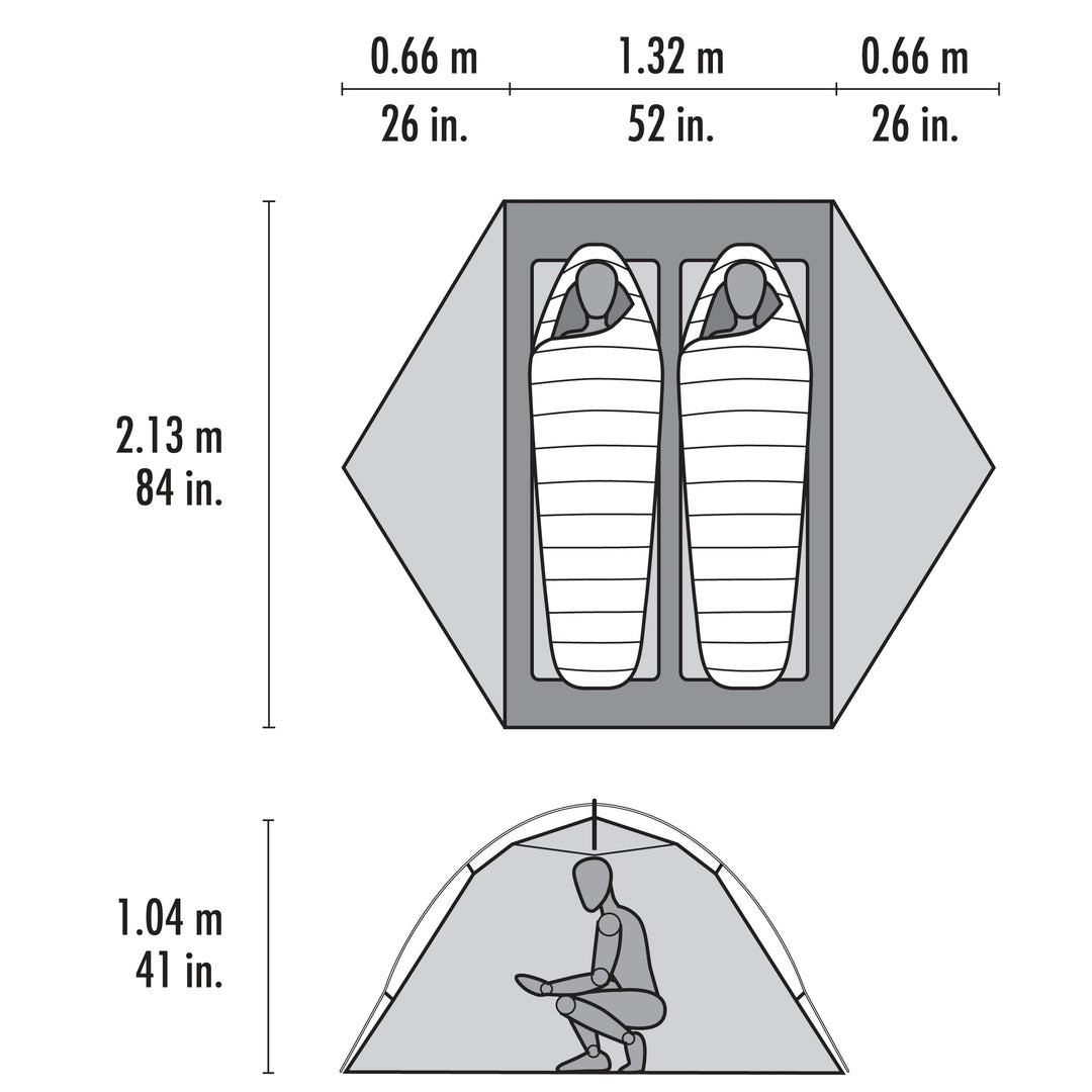 MSR Elixir 2 – 2-Personen-Trekkingzelt – Herstelleransicht 11