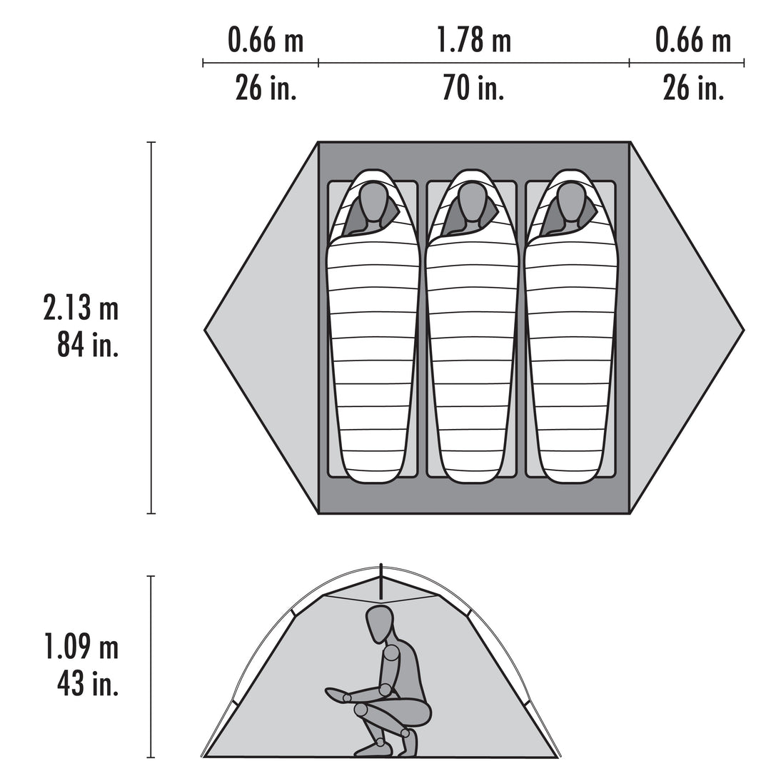 MSR Elixir 3 – 3-Personen-Trekkingzelt – Herstelleransicht 11