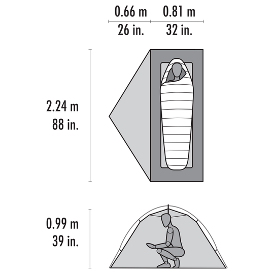 MSR Hubba Hubba HD 1 – 1-Personen-Zelt – Herstelleransicht 13