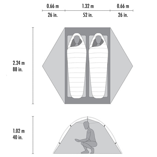 MSR Hubba Hubba LT 2 – 2-Personen-Zelt – Herstelleransicht 13