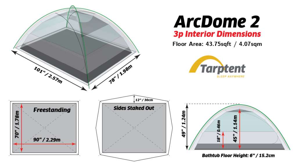 TarpTent ArcDome 2 (Poly)