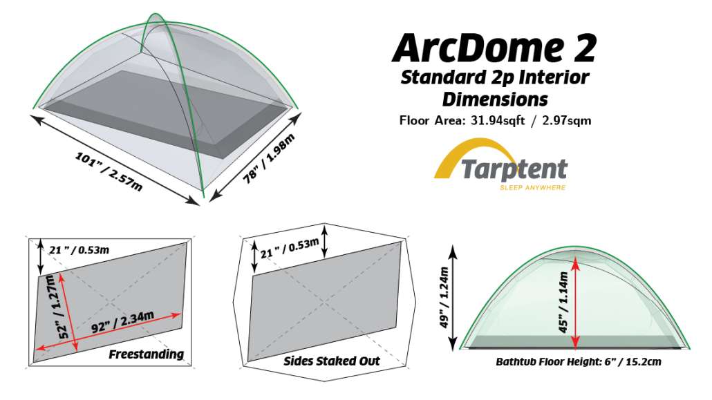 TarpTent ArcDome 2 (Poly)