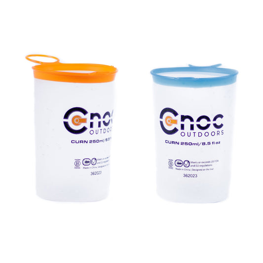 Cnoc Curn Cups, Pair (Orange and Blue)