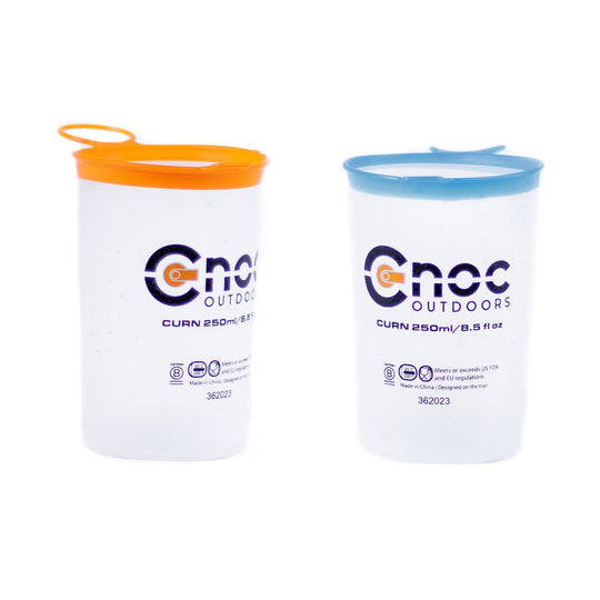 Cnoc Curn Cups, Pair (Orange and Blue)