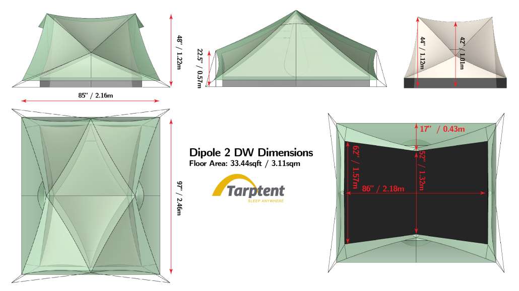 TarpTent Dipole 2 DW