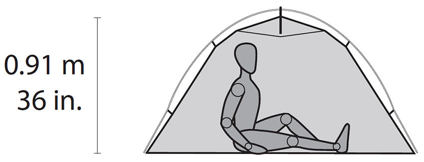 MSR Hubba NX Solo – 1-Personen-Trekkingzelt – Herstelleransicht 11