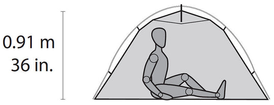 MSR Hubba NX Solo – 1-Personen-Trekkingzelt – Herstelleransicht 11