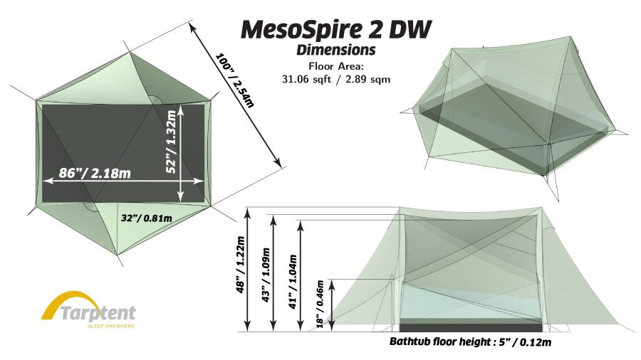 TarpTent MesoSpire 2+ DW