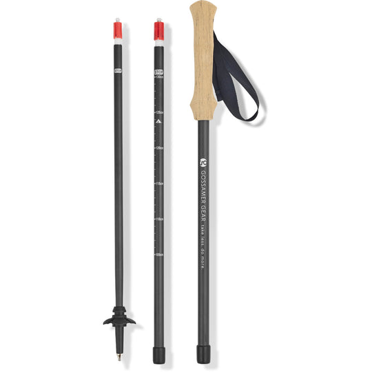 LT5 Three Piece Carbon Trekking Poles (pair)