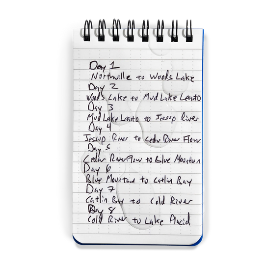 Zpacks Waterproof Trail Notebook – wasserfestes Notizbuch – Produktansicht 8