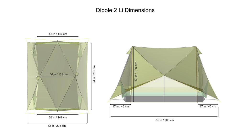 TarpTent Dipole 2 Li - HikerHaus