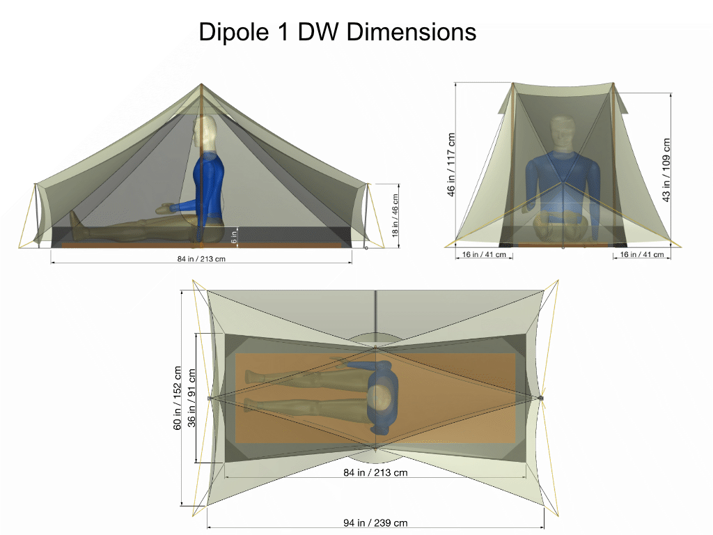 TarpTent Dipole 1 DW - HikerHaus