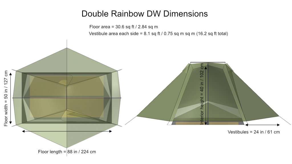 TarpTent Double Rainbow DW Ultra