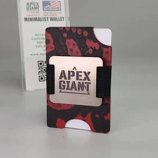 Apex Giant Minimalist Wallet – Cedar Grove Outdoors Venomous EMT Red – Produktansicht 1