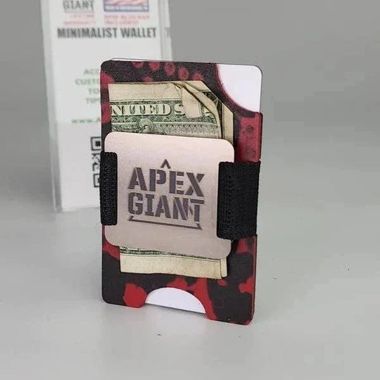 Apex Giant Minimalist Wallet – Cedar Grove Outdoors Venomous EMT Red – Produktansicht 2