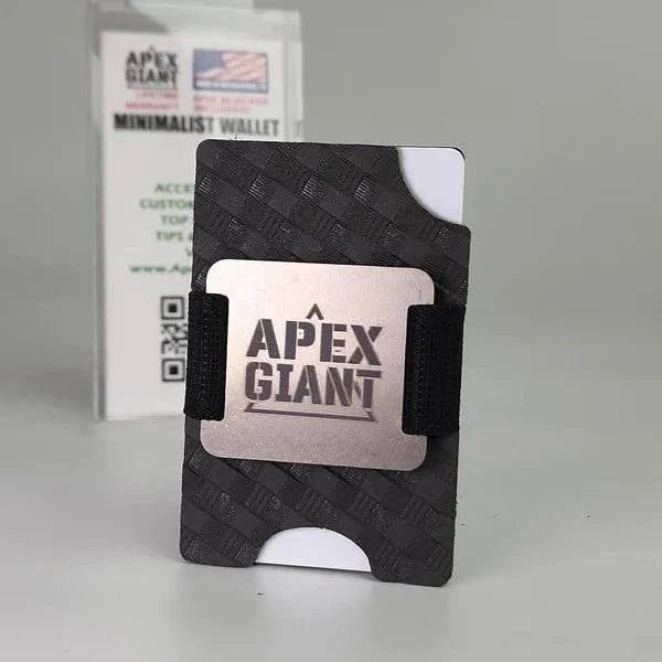 Apex Giant Minimalist Wallet – Basket Weave Storm Gray – Produktansicht 1