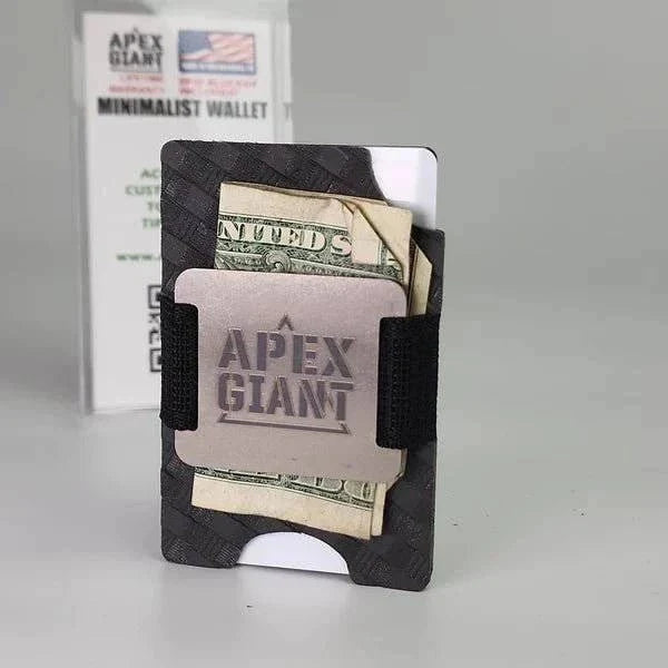 Apex Giant Minimalist Wallet – Basket Weave Storm Gray – Produktansicht 2