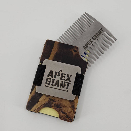 Apex Giant Wallet Comb Titanium – Produktansicht 3