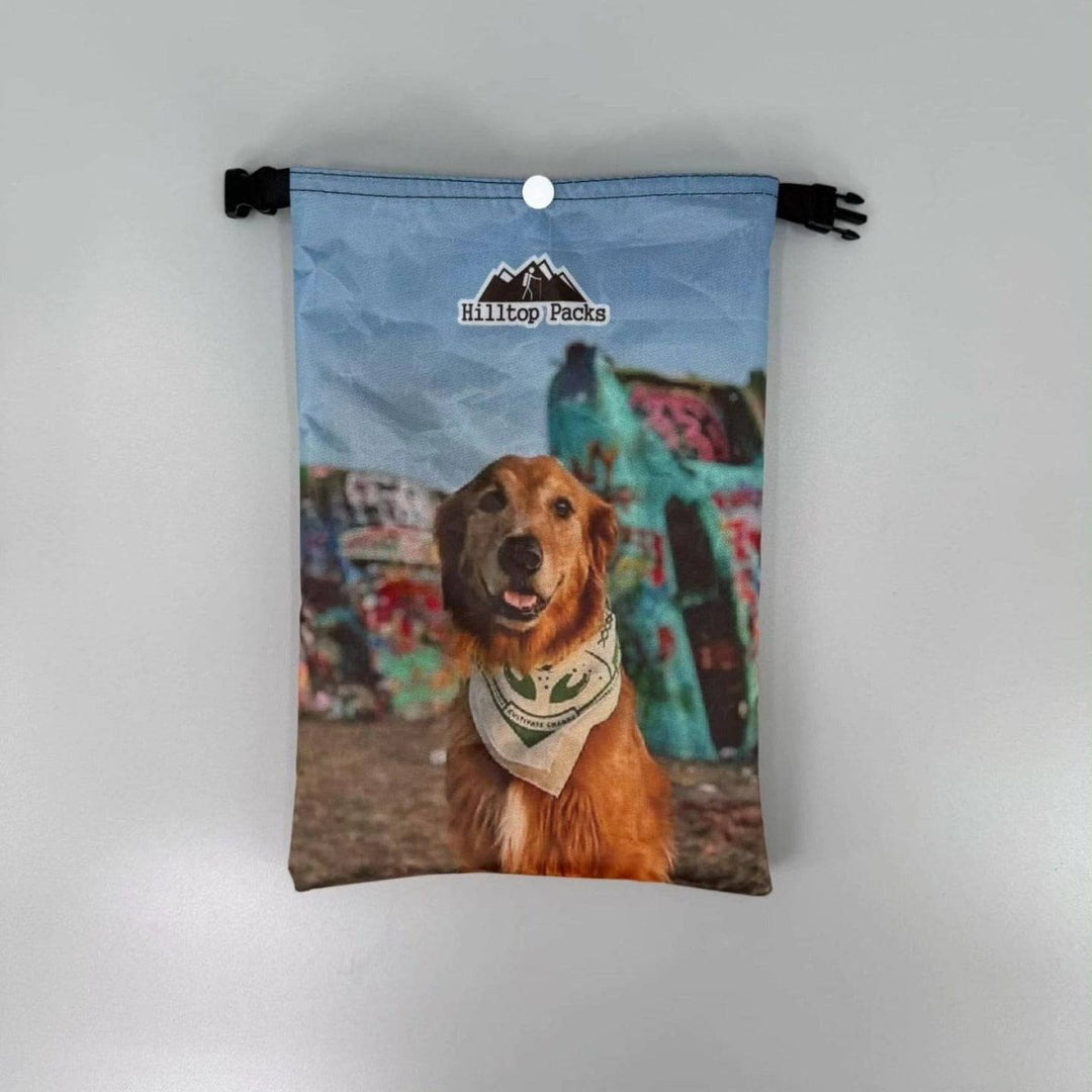 Hilltop Packs Custom Printed Dry Bag D50T – personalisierbarer Packsack – Herstelleransicht 13 / Gestaltungsbeispiel