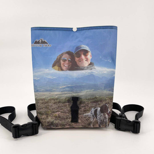 Hilltop Packs Custom Roll Top Fanny Pack – personalisierbare Hüfttasche – Herstelleransicht 13 / Gestaltungsbeispiel