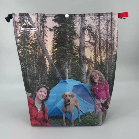 Hilltop Packs Custom Printed Food Bag D50T – personalisierbarer Proviantbeutel – Herstelleransicht 4 / Gestaltungsbeispiel
