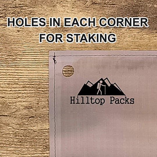 Hilltop Packs Custom Printed Welcome Mat – personalisierbare Ausrüstungsunterlage – Herstelleransicht 3 / Gestaltungsbeispiel