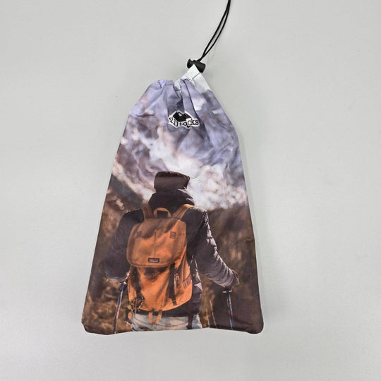 Hilltop Packs Custom Printed Stuff Sack D50T – personalisierbarer Packsack – Herstelleransicht 3 / Gestaltungsbeispiel