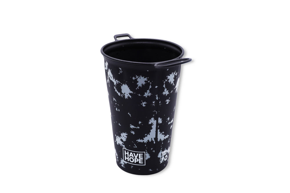 HOPE CUP Afterglow – Rückansicht des Bechers