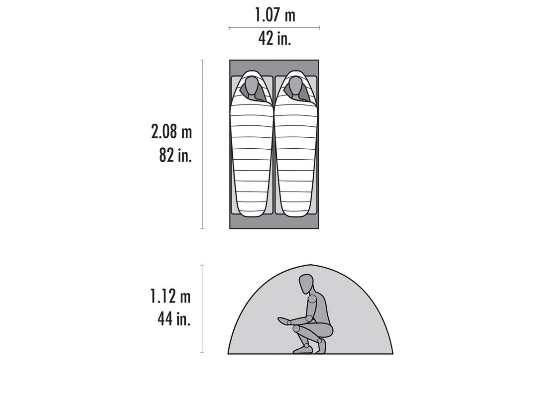 MSR Advance Pro 2 – ultraleichtes 2-Personen-Alpinzelt – Herstelleransicht 5