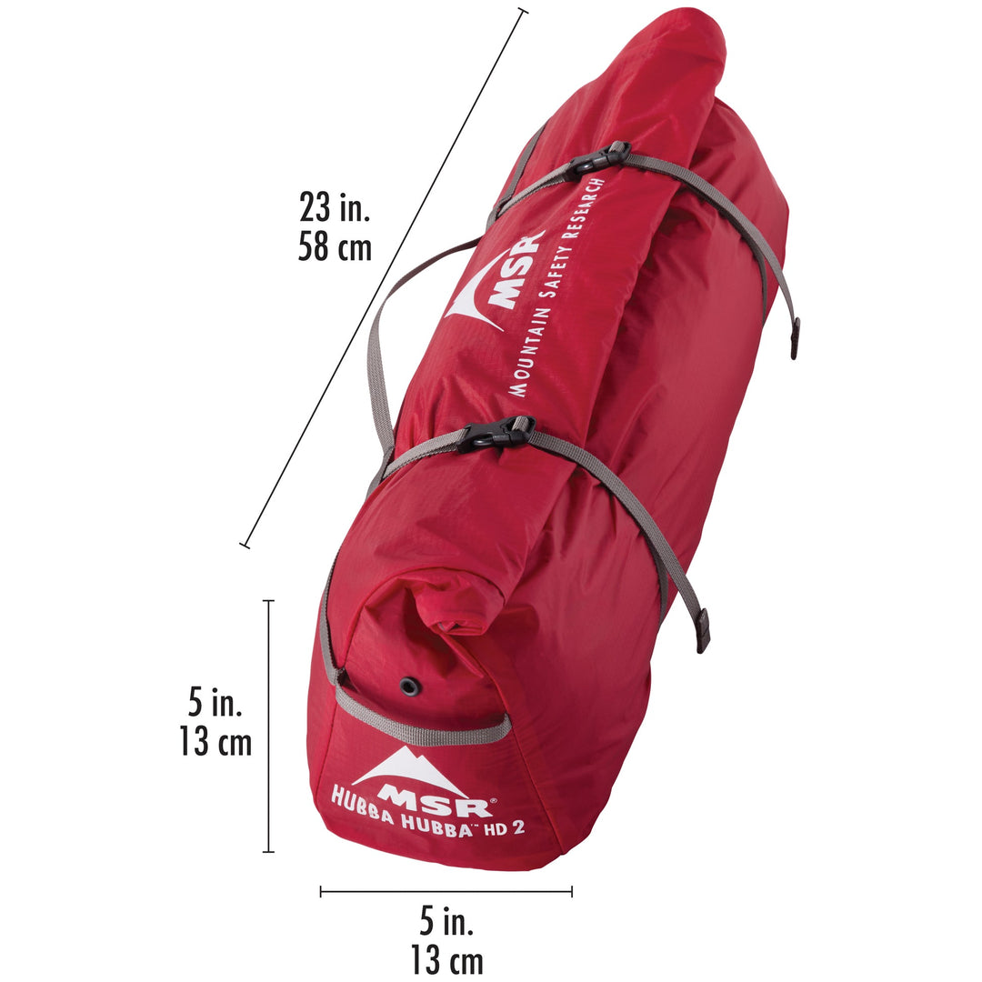 MSR Hubba Hubba hd2: Packmaß