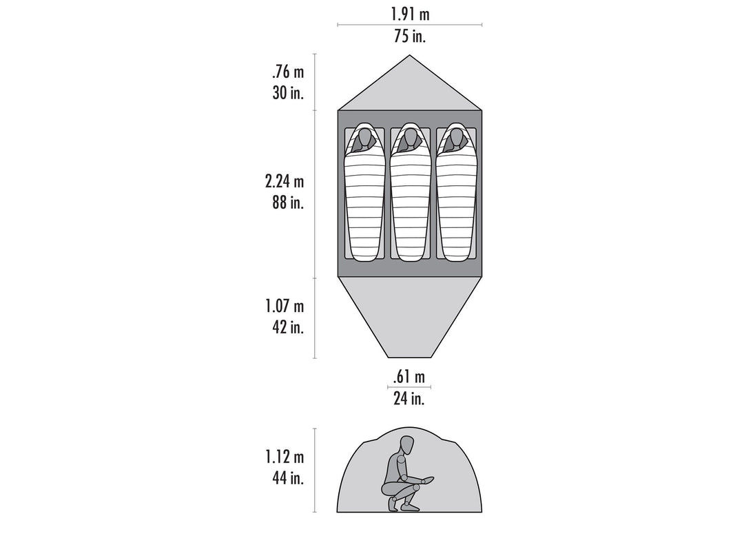 MSR Remote 3 – 3-Personen-Expeditionszelt – Herstelleransicht 5
