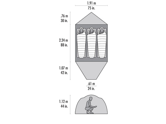 MSR Remote 3 – 3-Personen-Expeditionszelt – Herstelleransicht 5