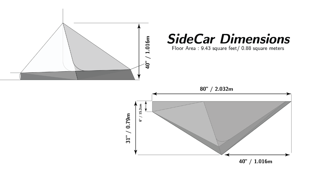 TarpTent SideCar – Mesh-Schlafkabine – Herstelleransicht 4