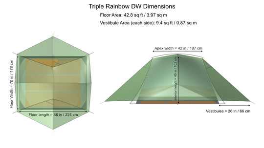 TarpTent Triple Rainbow DW - HikerHaus