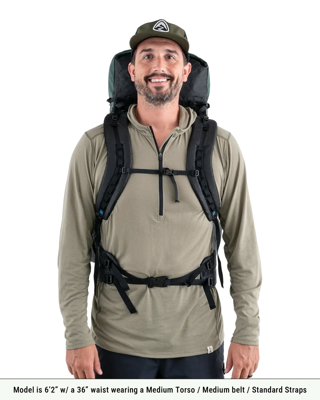 Zpacks Detachable Shoulder Straps – mit Lastkontrollriemen – Produktansicht 4