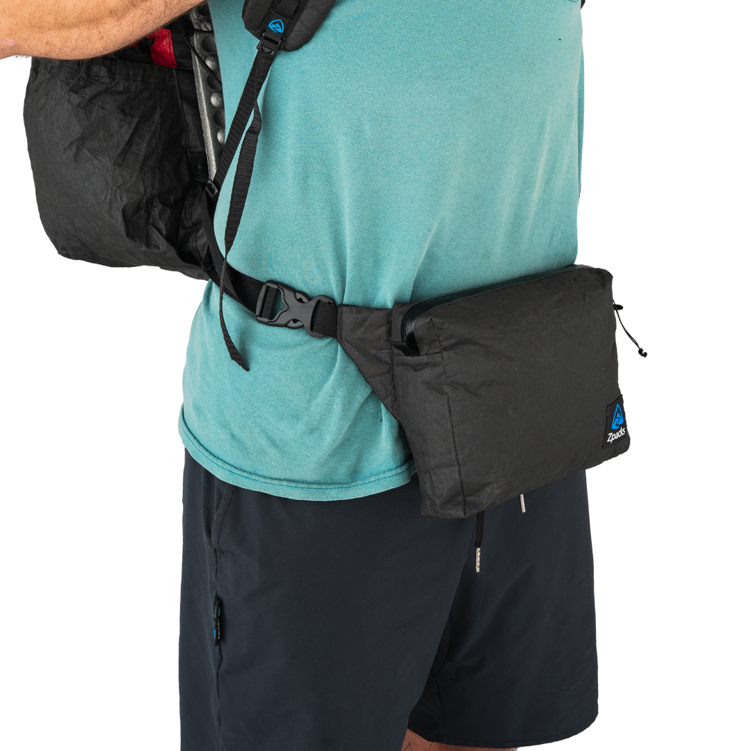 Zpacks Front-Utility-Pack – Befestigung als Fronttasche am Rucksack