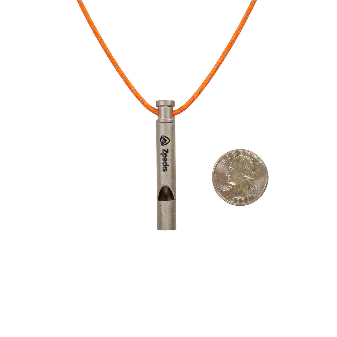 Zpacks Ultralight Titanium Whistle – Signalpfeife – Produktansicht 2