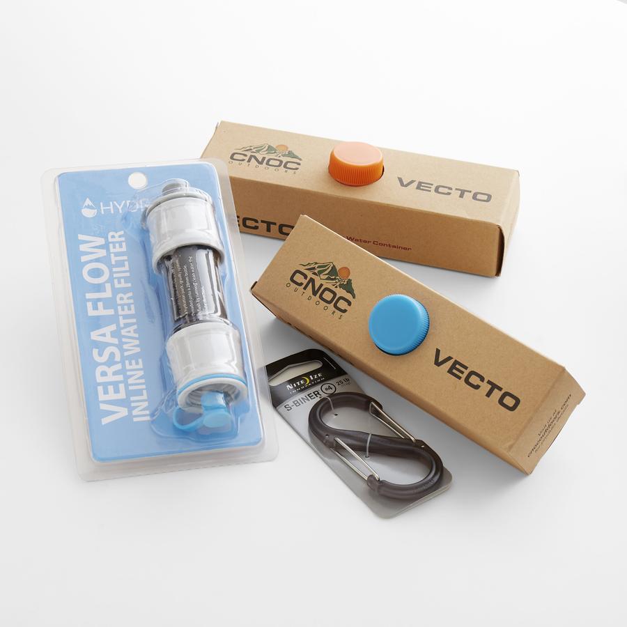 Vecto and Versa Flow Gravity Water Filtering System - HikerHaus