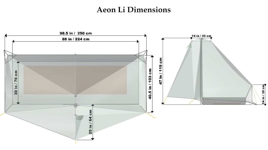 TarpTent  Aeon Li 1- Personen Zelt - HikerHaus