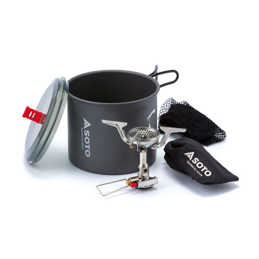 SOTO New River Pot 1L + AMICUS w/ Igniter - HikerHaus