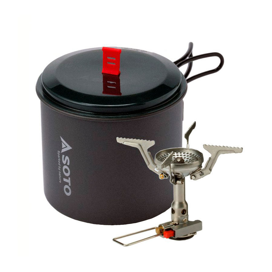 SOTO New River Pot 1L + AMICUS w/ Igniter - HikerHaus