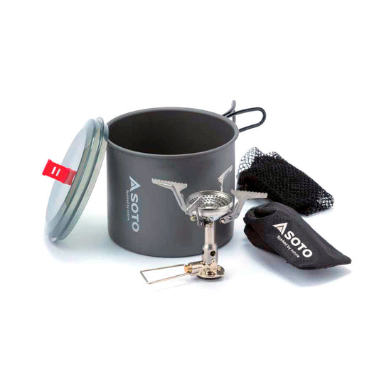 SOTO New River Pot 1L + AMICUS w/o Igniter - HikerHaus